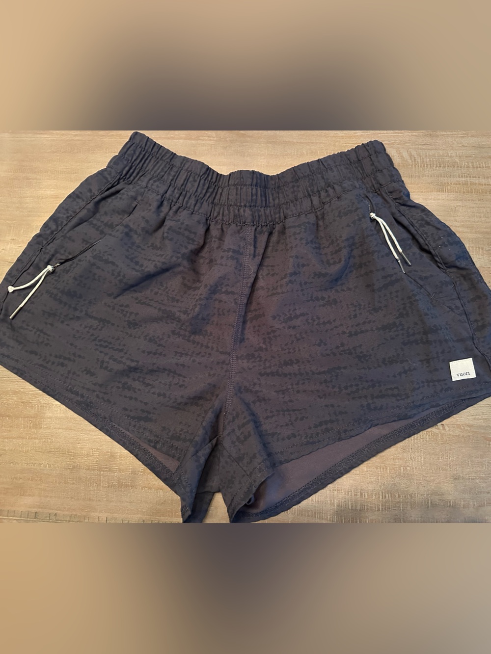 Girls Vuori Dark Navy Athletic Shorts Size Small
